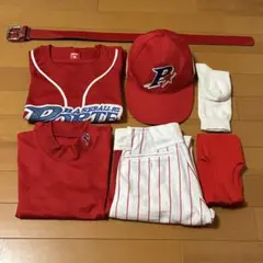 中古 ポルテ 野球 ユニフォーム 130サイズ 7点セット