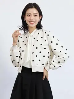 FENNEL　ドットライトブルゾン