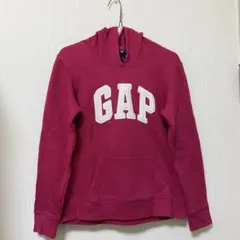 GAP フード付き長袖パーカー レディース Sサイズ ピンク フリース