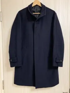 【B:MING by BEAMS】ネイビー ステンカラーコートＳ