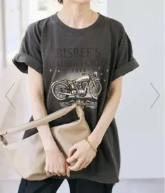 GOOD ROCK SPEED Tシャツ ビンテージ風 バイク柄