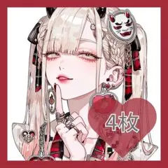 510 オリジナル 人物ステッカー コラージュ 紙もの 雑貨 素材 女の子