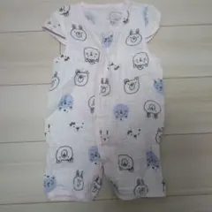 2WAYガーゼスリーパー 70-80 ピンク