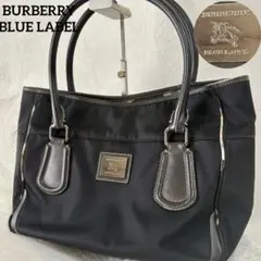 BURBERRY BLUE LABEL トートバッグ ナイロン　レザー　チェックのサムネイル