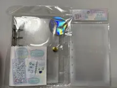 クーリア　ラメ　とうめいシールバインダー　とうめいシールシート