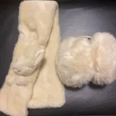 ファーとイヤーマフラー