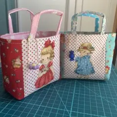 マーガレット&ソフィー　ハンドメイド　ミニミニトート