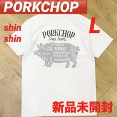 PORKCHOP PORK BACK TEE ホワイトL 新品未開封のサムネイル