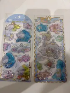 ウォーターinシール　シナモンロール　２シートセット