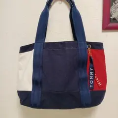 TOMMY HILFIGER トートバッグ ネイビー