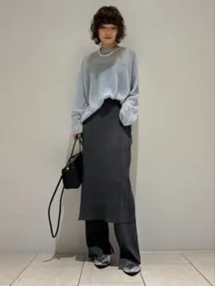 Mila Owenリブニットセットボトム