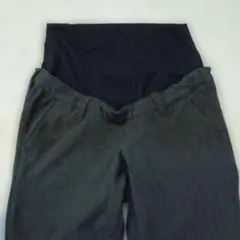 秋冬　マタニティパンツ　ズボン　グレー