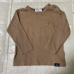 POLObaby ポロ　クマ　茶色　ブラウン　トップス　ロンT 長袖　冬