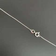 シルバー925　あずき チェーン ４面カット 長さ 45.7cm ネックレス⑮