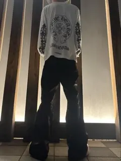 r*e様 CHROME HEARTS Las Vegas 長袖カットソー ブラッ - メルカリ