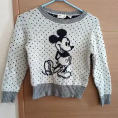 Disney ミッキーマウス ニットセーター 120 ユニクロ