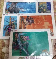 一番くじ ジョジョ スティール・ボール・ラン I賞 デスクマット 5種 セット