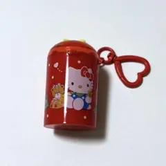 sanrio 蓋付き　コインケースキーホルダー キティ コインシリンダー