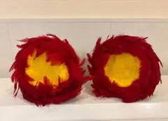 ウリウリ 脱着式 羽2種類セット(赤×黄&タパ柄) - メルカリ