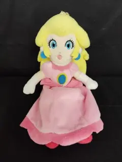 スーパーマリオ　ピーチ　三英貿易　ぬいぐるみ　S