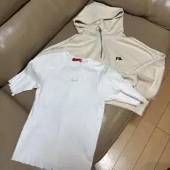 repipi armarioフード付きパーカー S M ベージュ Tシャツ