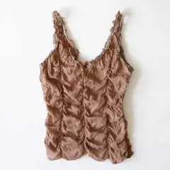 【BODY DRESSING】シルク混 キャミソール ピンクベージュ 9号のサムネイル