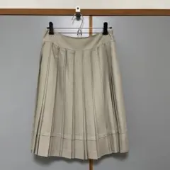 [KEITH キース]ひざ丈プリーツスカート サイズ38 ベージュ