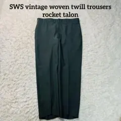 SWS vintage woven twill slacks ロケットタロン Lのサムネイル