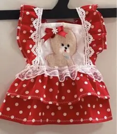 ハンドメイドペット♡犬服Ｓ 背丈21c m 胴回り31cm (D10)のサムネイル