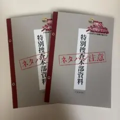 踊る大捜査線　メトロポリスを駆け抜けろ　入場特典　特別捜査本部資料　2部　小冊子