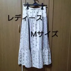 花柄フレアロングスカート Mサイズ