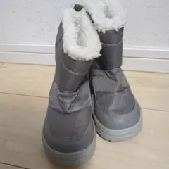 グレー スノーブーツ 18.0cm