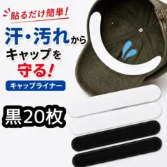 キャップライナー 吸汗ライナー 汗取りパッド ライナー 汚れ防止 汗取りシート