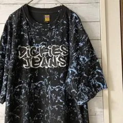 DICKIES JEANS ディッキーズ　Tシャツ　絵の具風　古着屋購入