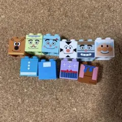 アンパンマン　ブロックラボ チーズ てんどんまん ジャムおじさん