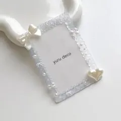 ホイップデコ 硬質ケース トレカケース B8 推し活 白 ホワイト クリア