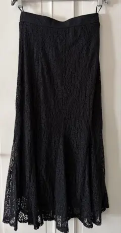 earth music&ecology ロングスカート　レース　黒