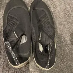 マリンシューズ ウォーターシューズ ブラック 25cm アクアシューズ 海 川