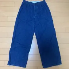 デニム ワイドパンツ