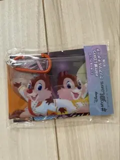 チップとデール クリアポーチ カラビナ付き