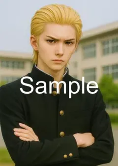 イラストポスター　グラビア　写真　A4サイズ　AIポスター　 K-I-２７
