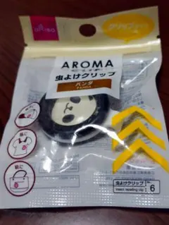DAISO AROMA CLIP 虫よけクリップパンダの顔のサムネイル