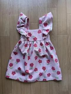 ZARA KIDSフラワープリント ジャカード ワンピース 98cm