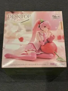 桜ミク　Desktop Cute フィギュア　～さくらんぼクッションver.～