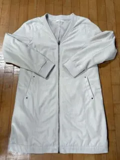 ノーカラースエードジャケット