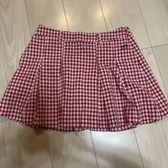 MASTER BUNNY EDITION チェック柄プリーツスカート