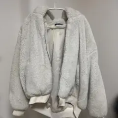 INGNI ホワイト ボアジャケット