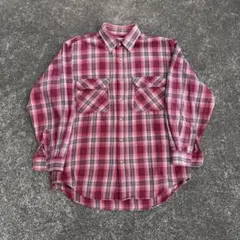 【Wrangler】 チェック柄ネルシャツ 古着 好配色