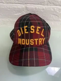 DIESEL INDUSTRY チェック柄 キャップ 帽子のサムネイル