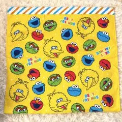 セサミストリート バスタオル BEST FRIENDS エルモ ビッグバード新品